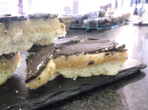 Picture of gluten free caramel slice.