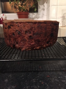 This years Christmas cake is now resting and being feed every two weeks with some brandy to keep it moist. 