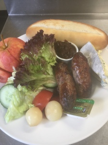 A Lincolnshire ploughmans includes warm Lincolnshire sausages or locally made haslet. (Picture Railway Tavern). 