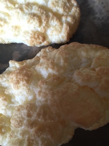 Gluten free cloud bread are light and fluffy and perfect warm.